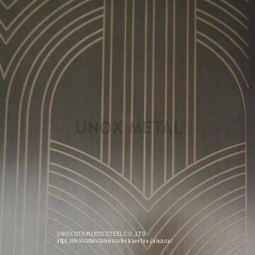 Architectural Metal Etched Stainless Steel Sheet Customized Pattern Plates