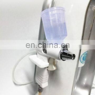 Portable 2 Handles Facial Beauty Equipment Mini Hydra Dermabrasion Machine and Oxygen Sprayer photo-3