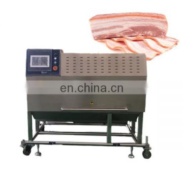 Automatic intelligent meat fixed weight portion cutter