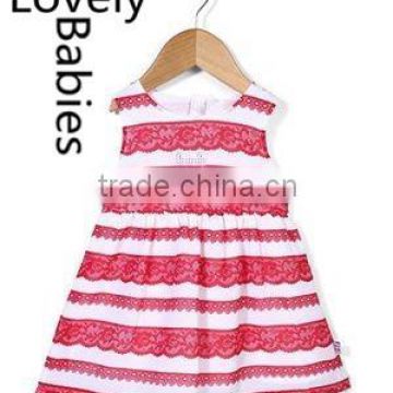 Beautiful baby frocks designs 2016 sleeveless embroidery design dress                        
                                                                                Supplier's Choice