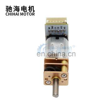 ChiHai Motor CHR-GM12-N20ABHL DC 3V 6V Metal Brush DC Gear Motor Speed Measurement With Hall Encoder for Balance Car Model photo-4