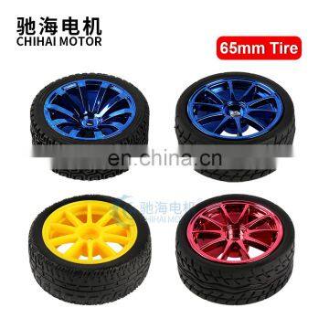 34/43/65/80/130MM 60mm Mecanum Wheel Plastic Rubber Tire Accessories for RC Model Vehicles DIY Robot Scientific Education photo-2