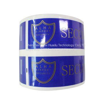 Customized printingVOID tape according to customer requirements