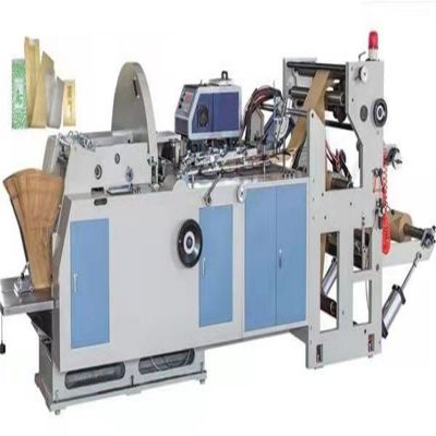 Fully Automatic High Speed Kraft Craft Square Bottom paper bag making machine