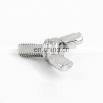 Steel galvanized spade bolt carbon steel wing head thumb screw bolt