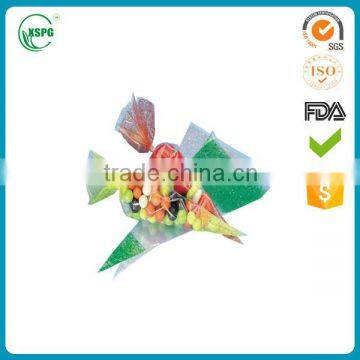 promotional cellophane bags cone shaped