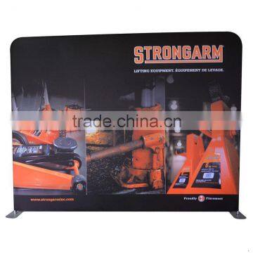 Metal Extrusion Frame Backdrop Stand System Tension Fabric Pop Up Display For Trade Show Exhibition