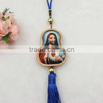 Catholic Religious Glass Gift Pendant Car Hanging