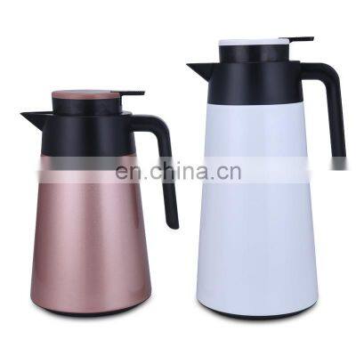 2021 Gint Popular Coffee Pot Insulated  Top Quality Vacuum Flask With Glass Lined Middle East Thermal Milk Pot Water Pot 1L 1.9L