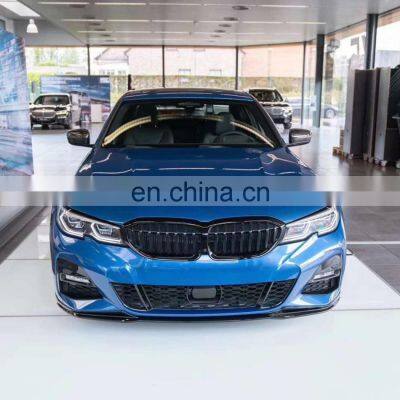Black Painted ABS Front Lip for BMW NEW 3 Series G20 G28 325i 320i 328i 335i M Sport 2019-2020
