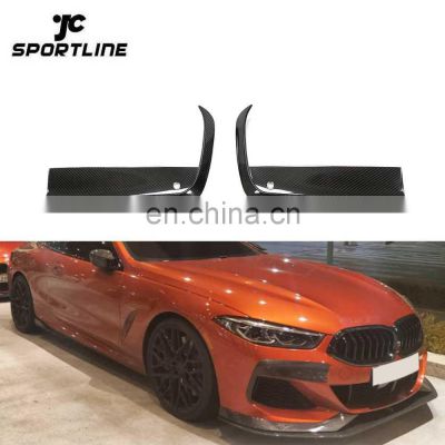 NEW 8 Series G15 Carbon Fiber Front Canards for BMW G14 G15 G16 840i M850i M Sport 2020 2021