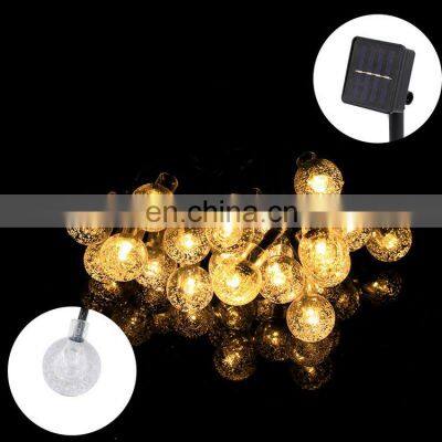 Waterproof Solar Powered Patio Lights Outdoor 2.5cm 1.8cm Ball Globe Led Bunch Lights photo-3