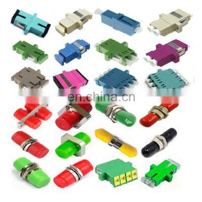 SC LC FC ST Optic Fiber Adapter SM MM Simplex Duplex Quad Fiber Optic Adapter Fiber Connector