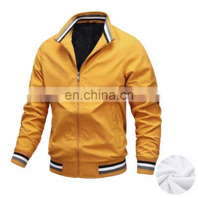 New Casual Jacket Men's Spring And Fall Sport Solid Color Coat Men's Fashion Casual Simple Jackets photo-4