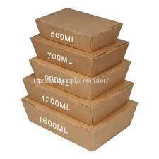 Fast food takeaway Cardboard Food Packaging Box Food Delivery Paper Box