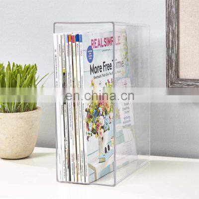 Clear Acrylic Magazine Holder for Office, Home photo-2