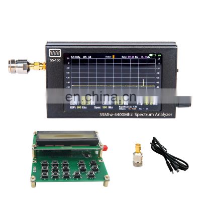 GS-100 35MHz-4400MHz Mini Handheld Spectrum Analyzer with 4.3\