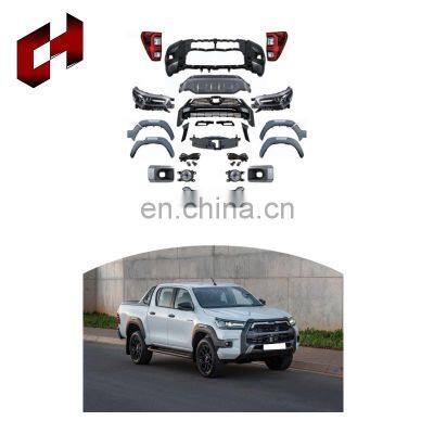 Ch Hot Sales Headlight Wide Enlargement Side Skirt Body Kits For Toyota Hilux 2015-20 To 2021 (Off-Road Version)