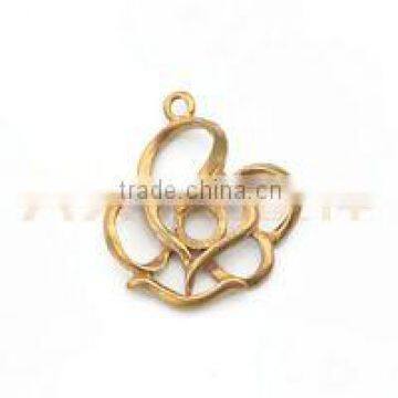 New design decorative various shapes and designs metal custom charm pendants