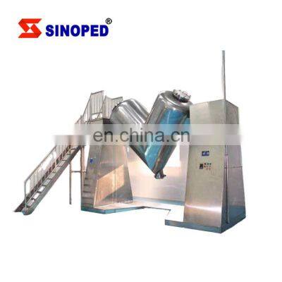 Calcium hydrate v shape mixer / industrial cement blender mixing machine