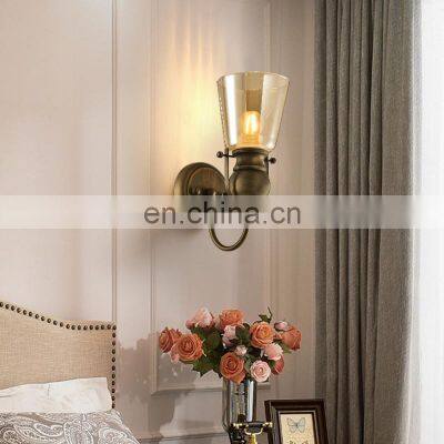 HUAYI Creative Studio Imperial Industrial Vintage Wall Light Coffee Shop Luxury Wall Lamp Sconces photo-2