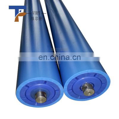 material handling equipment parts plastic tubes hdpe pipe idler roller