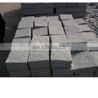 Natural Split Finished Grey G603 Granite Paver Cobblestone For Driveways