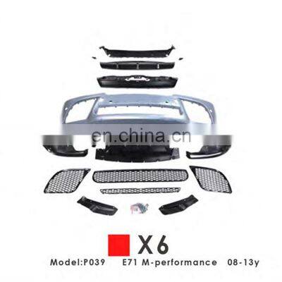 Auto Front Grille Bumper Light Cover Other Accessory E71 X6 Car Assembly For BMW X6 2008-2013