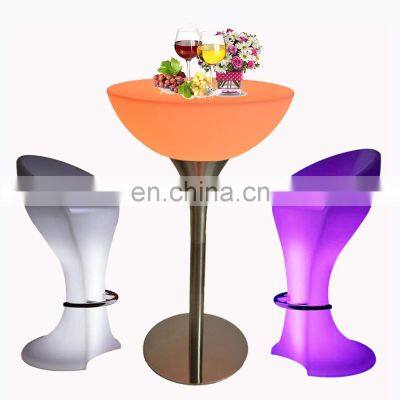 coffee shop hotel led bar furniture cocktail tables and chairs square stand up bar tables