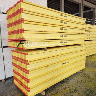 Cheap Price Yellow H20 Wood Timber Beams 3.6m 3.9m 2.9m 4.5m 4.90 m For Construction