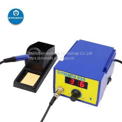 PHONEFIX 939 Soldering Station Adjustable LED Display with 6Pcs Tips For Phone Welding Repair