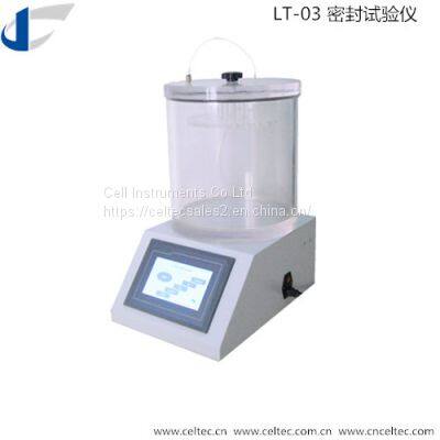 multipurpose seal plastic bottle water air leak leakage tester testing test machine