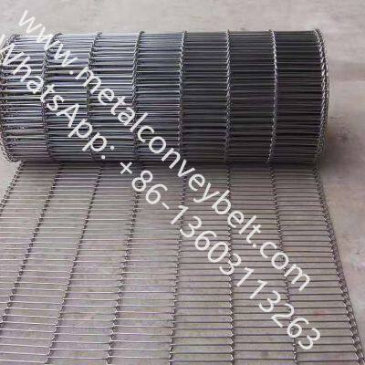 Flat Flex Wire Mesh Stainless Steel Pizza Oven Mesh Conveyor Belt photo-2