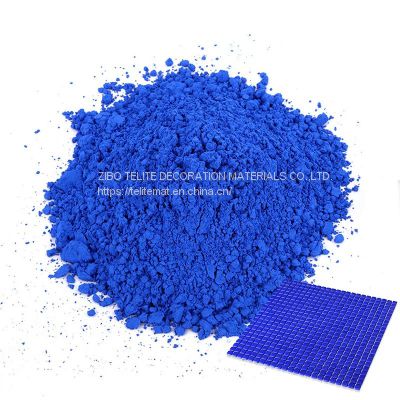 Low Price Blue Glass Powder Mosaic Pigment