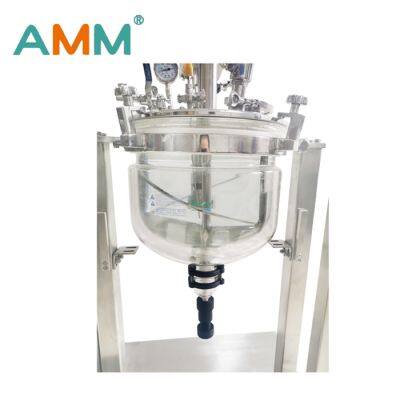 AMM-50S Laboratory Customizable Vacuum Reactor Made of Stainless Steel Material for Electric Lifting and Mixing of Food and Meat