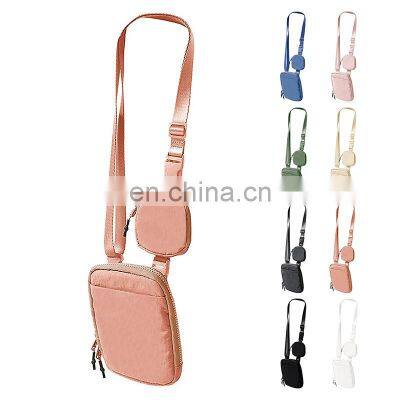 Fashion Portable Multilayer Pocket Chest Bags Custom Waterproof One Shoulder Bags Crossbody Mini Belt Bag For Unisex photo-3