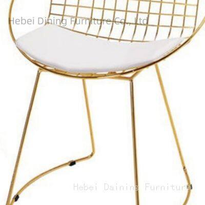 Metal Wire Chair With Round Backrest DC-W04