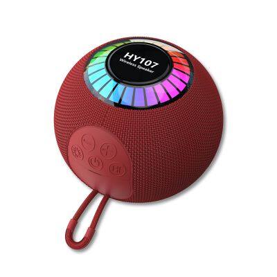 Round Portable Bluetooth Mini Support Aux Tf Subwoofer Loudspeaker Outdoor Usb Speakers Wireless Bass Haut Parleur