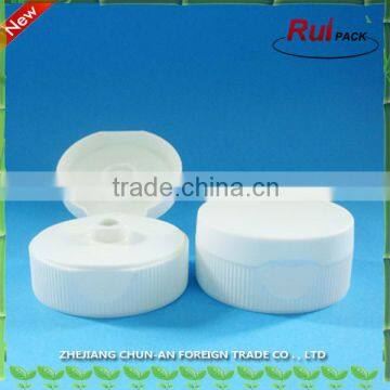 Plastic white flip top cap 38-400 / 38-400 and 53.5mm closure ribbed cap for tomato bottle