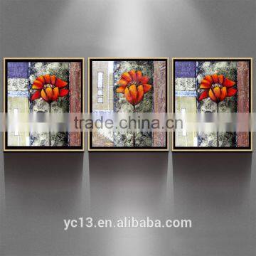 100%Handmade Decoration Flower Oil Painting On Canvas