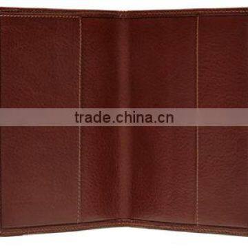 Custom genuine leather passport holder Wholesale travel leather passport cover