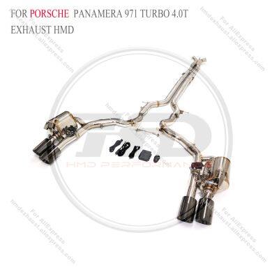 HMD SS304 Exhaust Catback for Porsche Cayenne GTS 958/Cayenne GTS/Panamera S 970/971/971 Turbo Exact Fit Electronic Valve Whatsapp+86 18946955156 photo-5