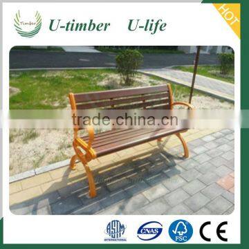 Complete range of colors and designs WPC garden bench