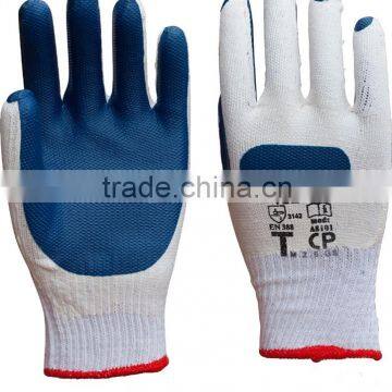 rubber coated gloves,cotton lined rubber gloves,industrial rubber gloves,rubber working gloves