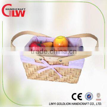 wood chip fruit basket, fruit and vegetables basket