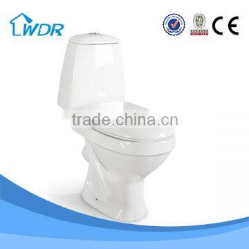 Made in China santary ware washdown two -piece bathroom toilet