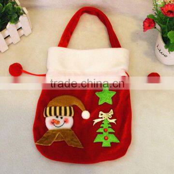 New Christmas decorations high-grade gold velvet gift bag Santa Claus gift sack Christmas gift bags