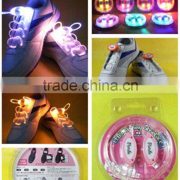 Fourth-generation LED shine shoelaces glow laces gifts outdoor sports party supplies promotional flashing shoelace