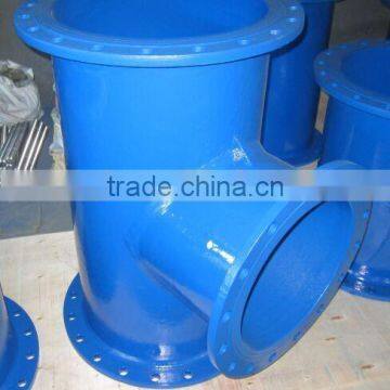 Bestseller ductile iron pipe fittings all flanged tee with ISO2531