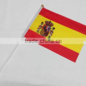 wholesale hand national flag in Spain Espana design